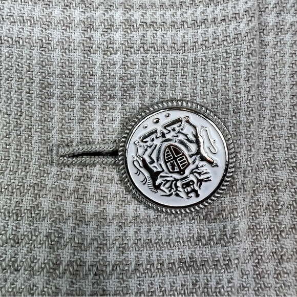 VERONICA BEARD Mathi Glen Plaid Dickey Jacket Oatmeal Beige Button Blazer 8 - Picture 8 of 15